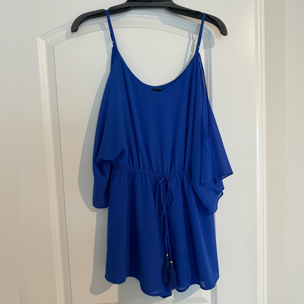 Fab’rik Blue Romper, Size Medium